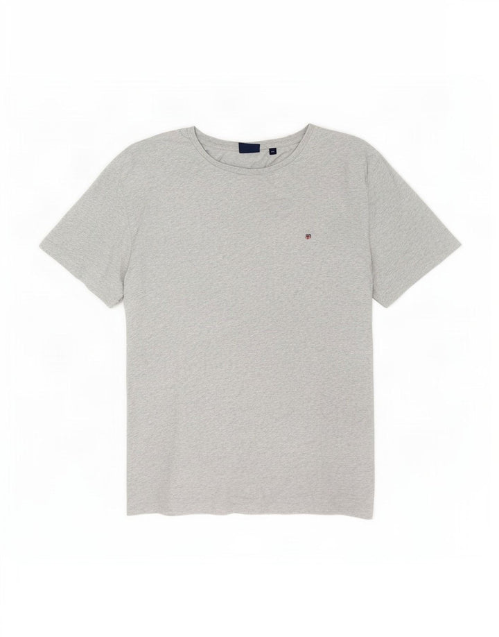 Tricou pentru bărbați Gant Top 3XL bumbac cu pete gri