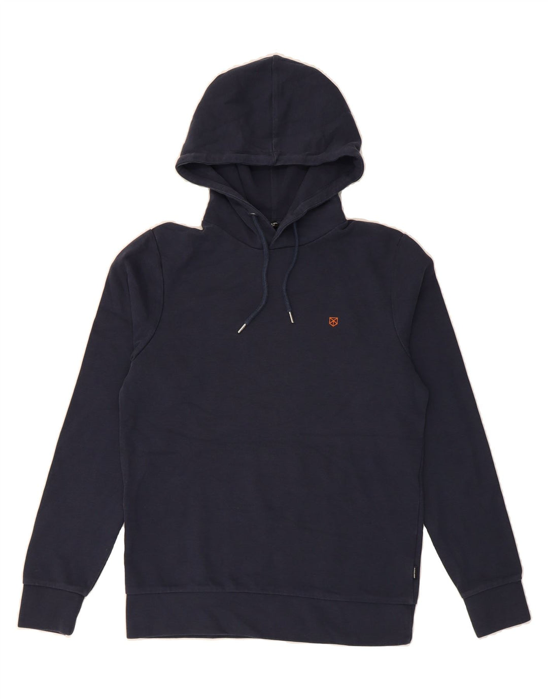 JACK & JONES Mens Hoodie Jumper Medium Navy Blue Cotton Vintage Jack & Jones and Second-Hand Jack & Jones from Messina Hembry 
