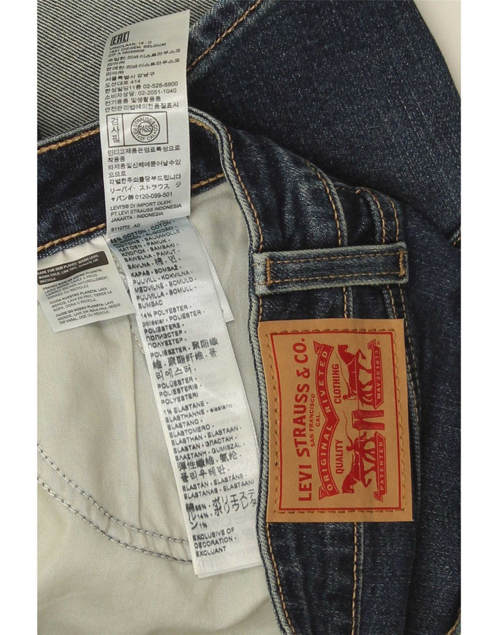Pantaloni scurți din blugi Levi's pentru femei W30, bumbac albastru mediu