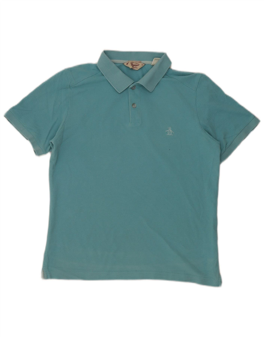 Tricou polo pentru bărbați PENGUIN Turcoaz mediu
