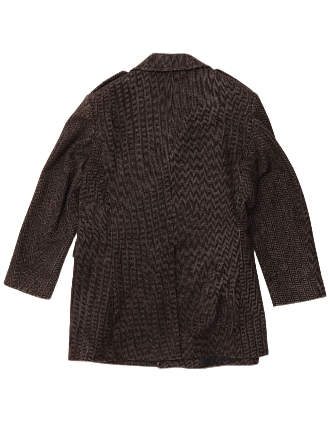 Palton bărbătesc JAEGER Marea Britanie 42 XL Lână gri Herringbone