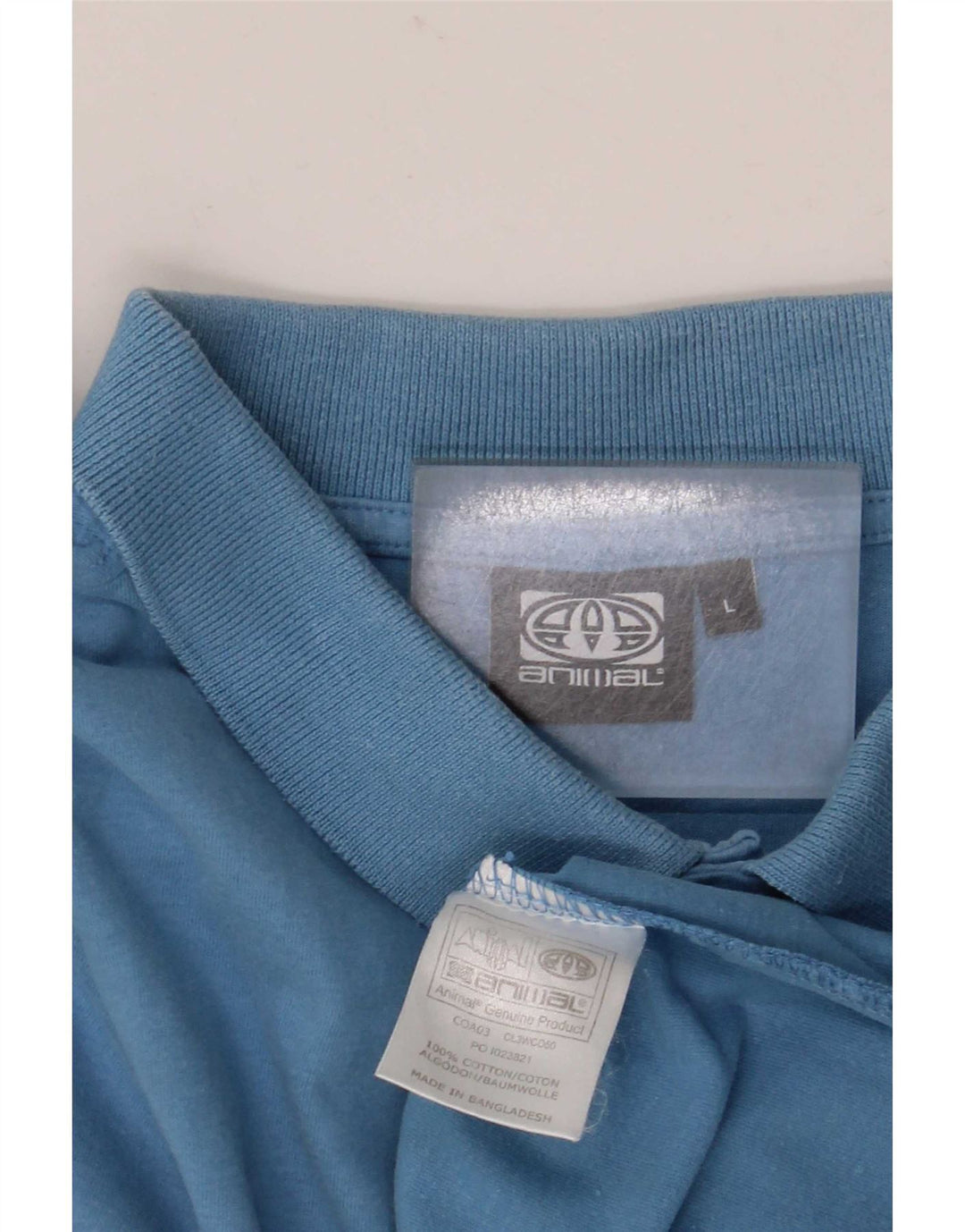 Tricou polo Animal pentru bărbați, mare, albastru, bumbac