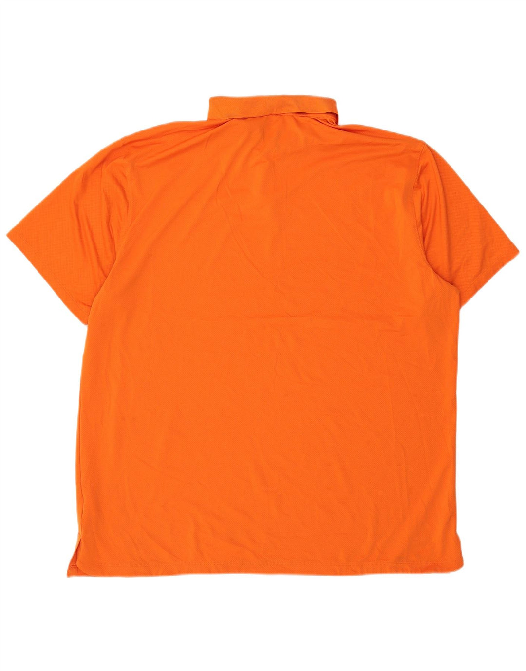 NIKE Mens Big & Tall Standard Fit Polo Shirt XL Orange Polyester