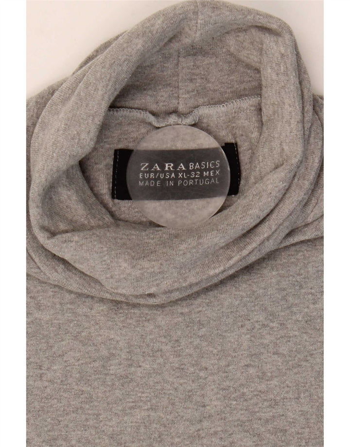Top tricou pentru femei Zara UK 18 XL gri