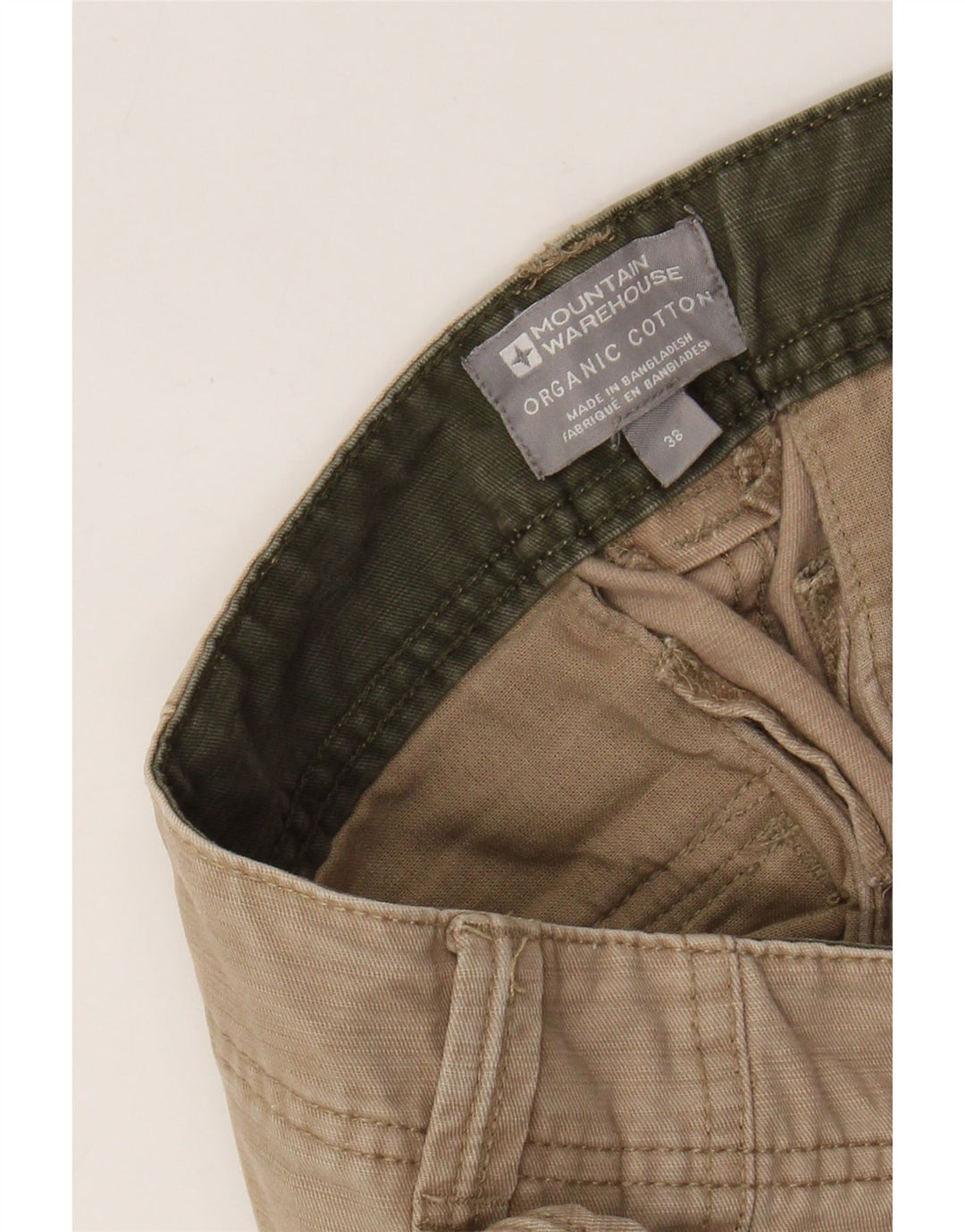 MOUNTAIN WAREHOUSE Pantaloni scurți cargo pentru bărbați W38 XL bumbac bej