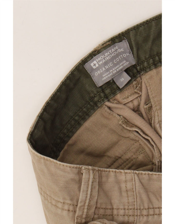 MOUNTAIN WAREHOUSE Pantaloni scurți cargo pentru bărbați W38 XL bumbac bej