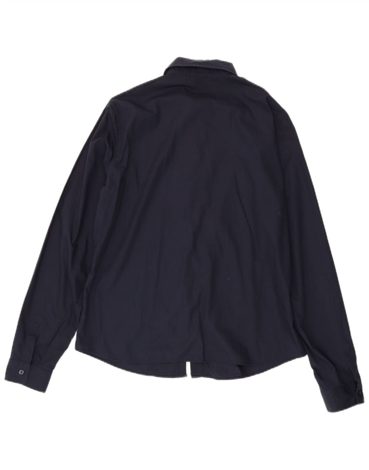 Cămașă Calvin Klein pentru femei US 12 mare, bumbac bleumarin