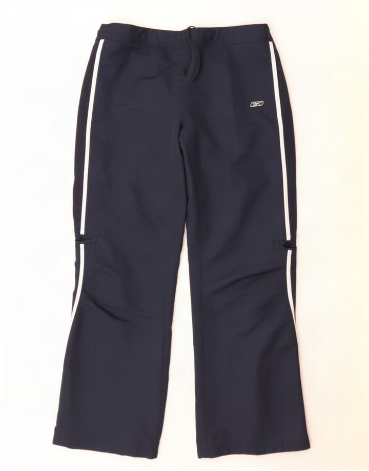 Pantaloni de trening Reebok pentru femei UK 16, mari, bleumarin, poliester