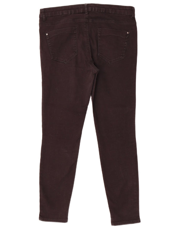 Blugi skinny de damă Zara EU 44 XL W34 L27 Negri Colorblock
