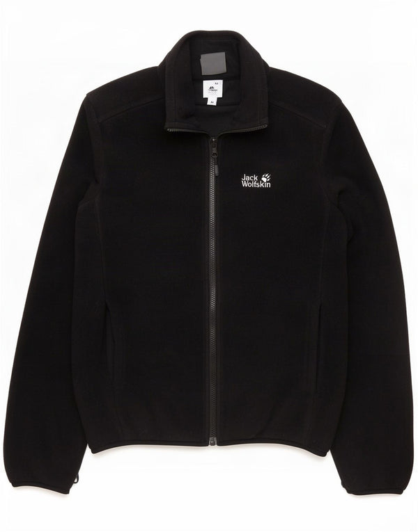 Jack Wolfskin Mens Liner Fleece Jacket UK 38 Small Black Poliester