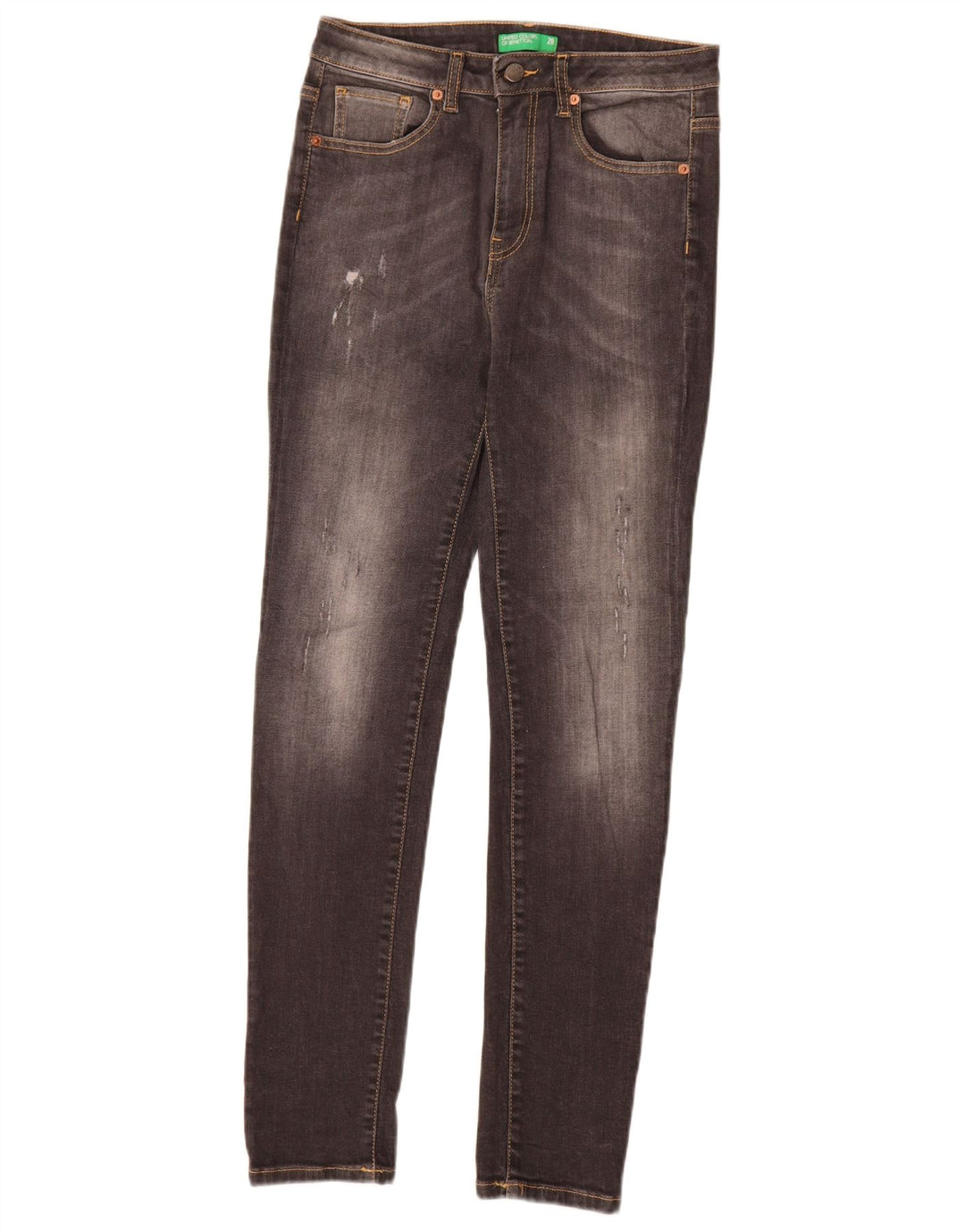 Blugi skinny pentru bărbați Benetton W28 L30 gri