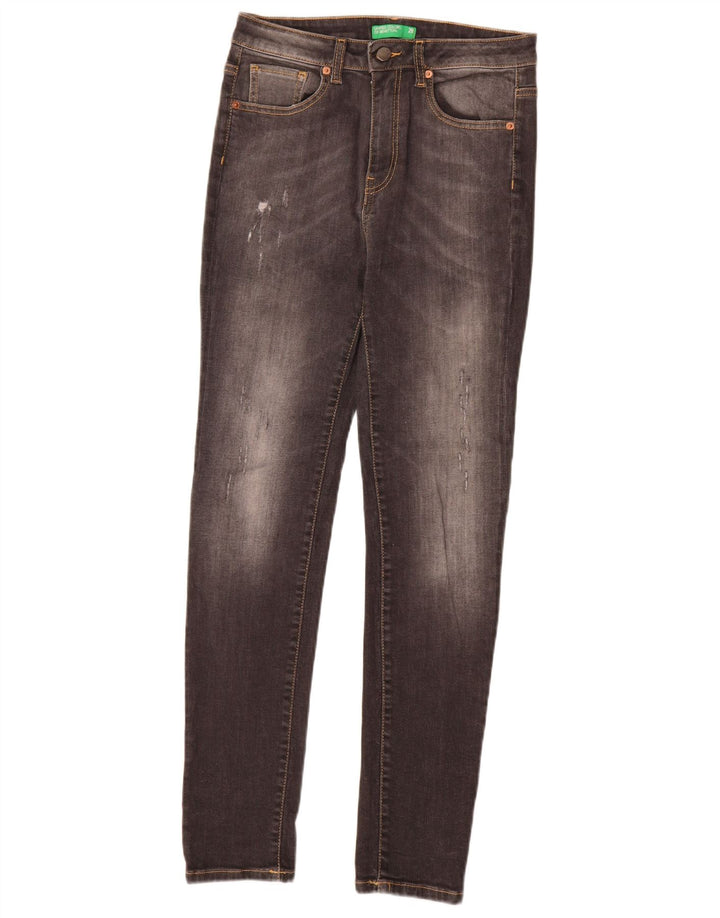 Blugi skinny pentru bărbați Benetton W28 L30 gri