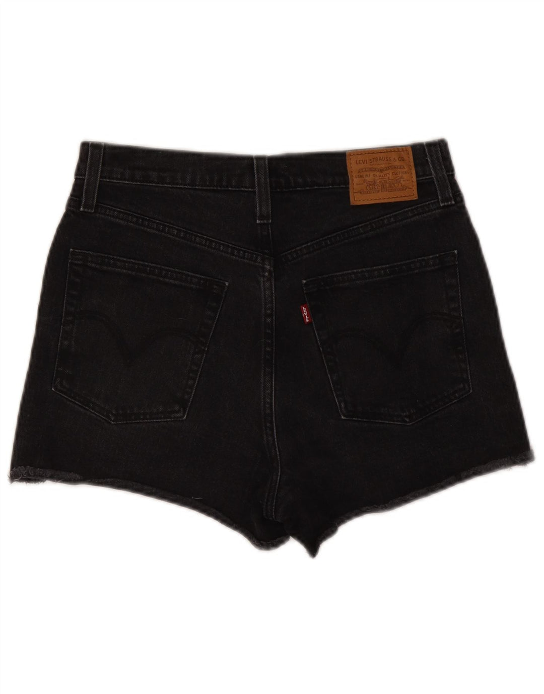 Pantaloni scurți din denim Levi's W29, bumbac mediu negru