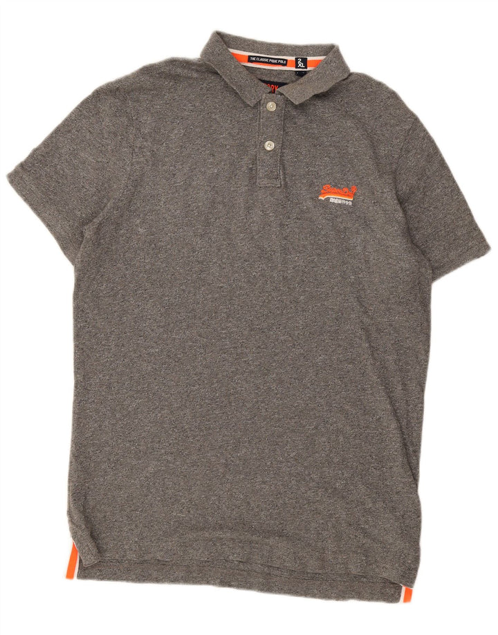 Tricou polo pentru bărbați Superdry 2XL bumbac gri