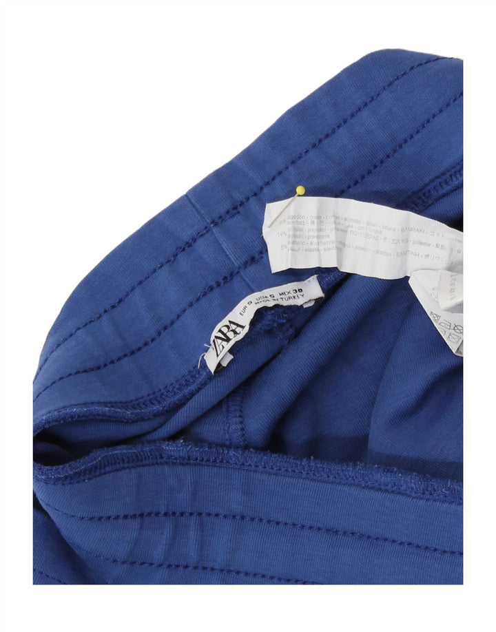 Pantaloni scurți sport pentru bărbați Zara mici, albastru, bumbac