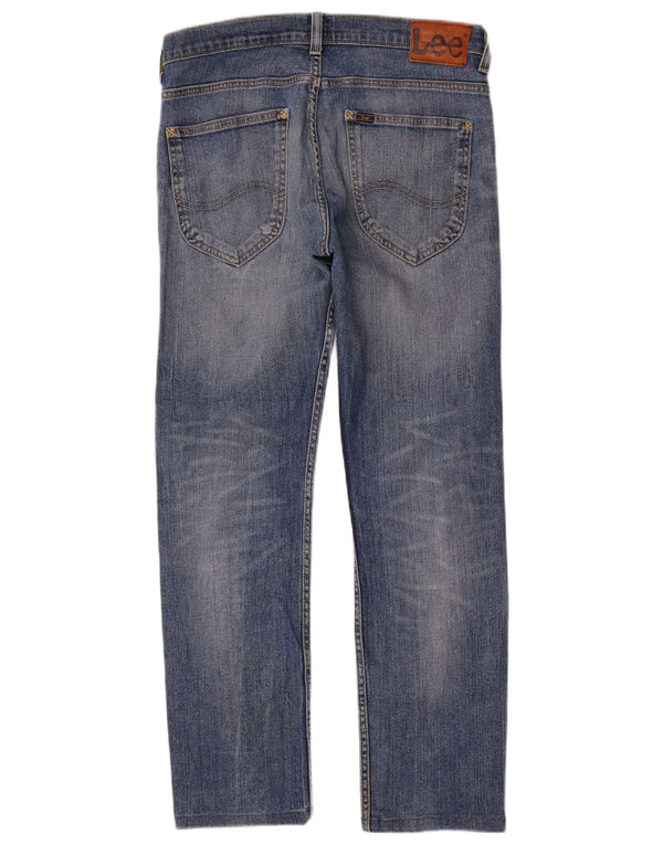 Blugi Lee Powell Straight pentru bărbați W32 L29 Bumbac albastru