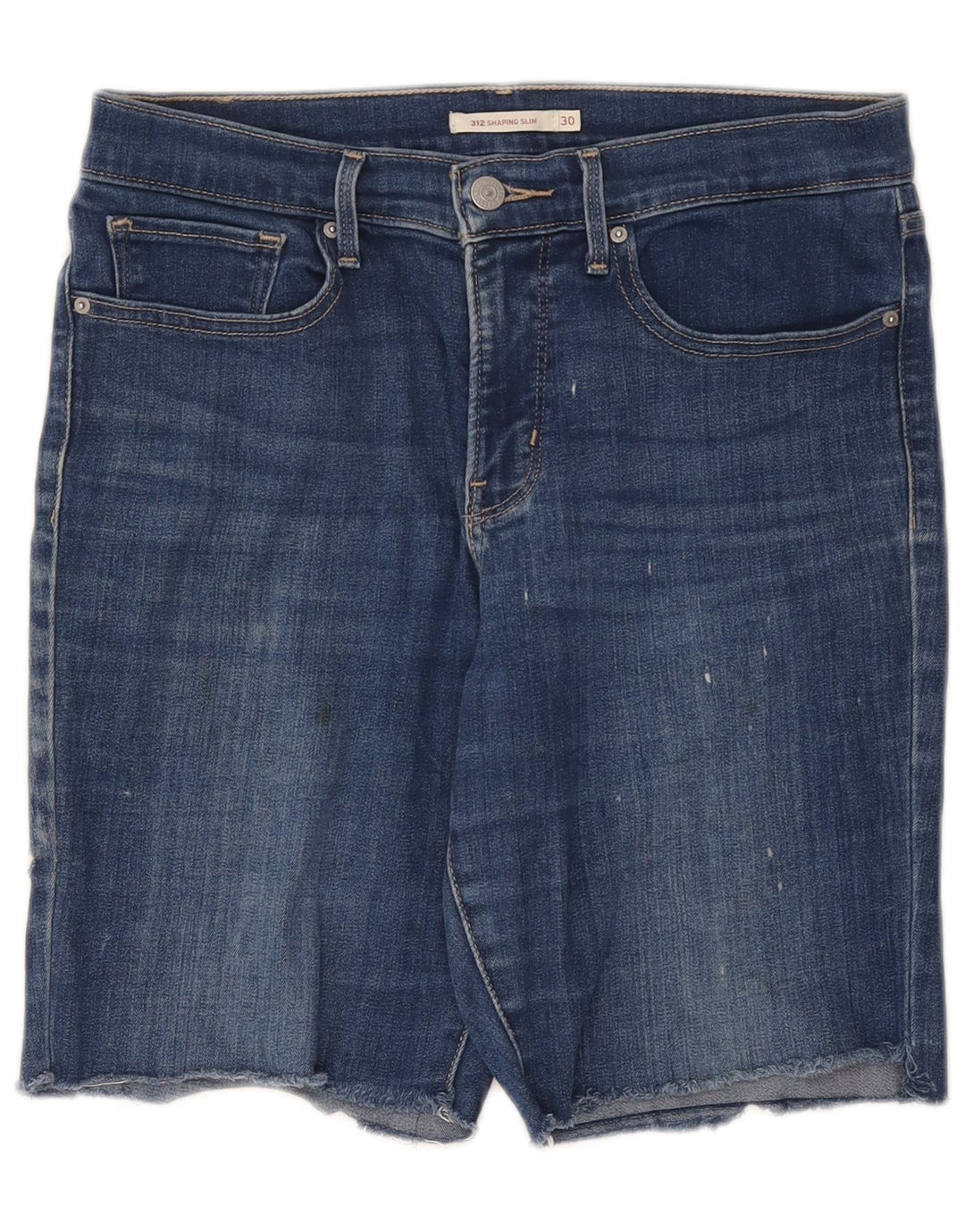 Pantaloni scurți Levi's 312 Denim W30, bumbac albastru mediu