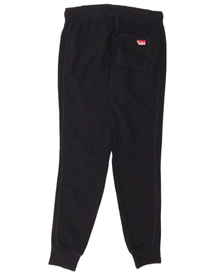 SUPERDRY Pantaloni de trening grafic pentru femei Pantaloni de jogging UK 10 Mic Bleumarin