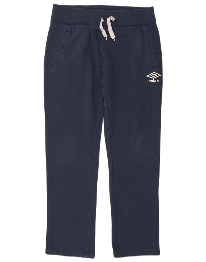 Pantaloni de trening Umbro pentru bărbați, bumbac, albastru bleumarin mediu