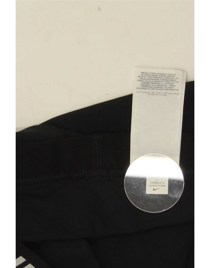 Leggings grafic Nike pentru femei UK 14, mare, negru, poliester
