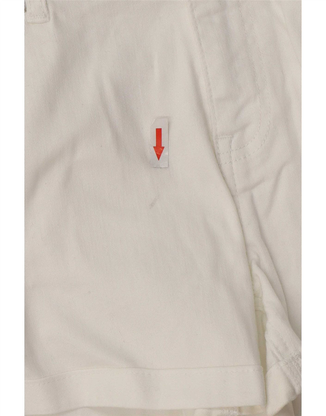 Oasis Womens Denim Shorts UK 14 Medium W30 White