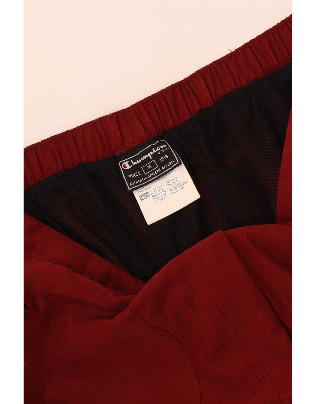 Pantaloni largi pentru bărbați Champion Medium W28 L29 Bordeaux Poliester