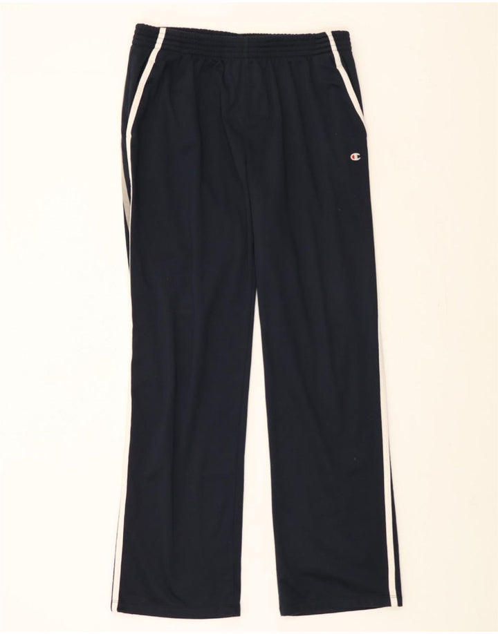 CHAMPION Mens Tracksuit Trousers XL Navy Blue Polyester Vintage Champion and Second-Hand Champion from Messina Hembry 
