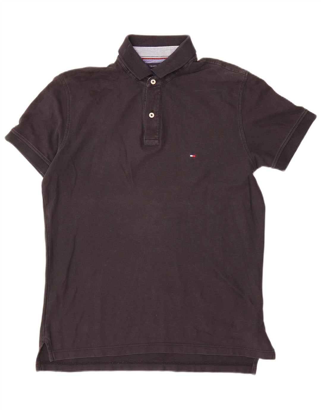 Cămașă polo Tommy Hilfiger pentru bărbați, cu formă regulată, din bumbac, albastru bleumarin mediu