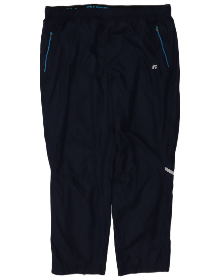 Pantaloni de trening pentru bărbați RUSSELL ATHLETIC XL poliester bleumarin