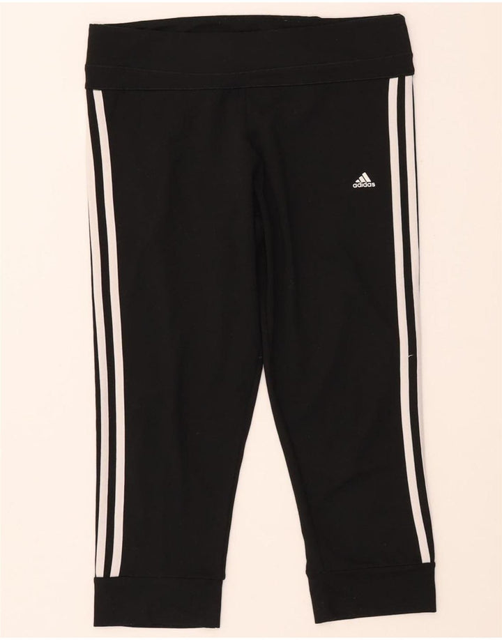 Pantaloni de trening Climalite pentru femei ADIDAS Pantaloni de jogging UK 12/14 Medium Black