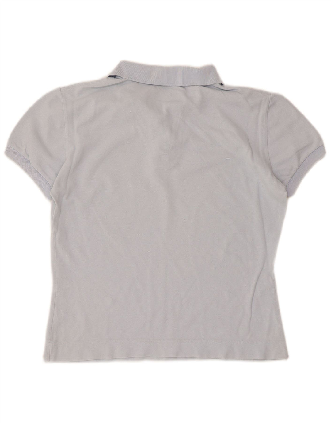 Tricou polo crop Lacoste pentru femei Mărimea 44 Bumbac albastru mare