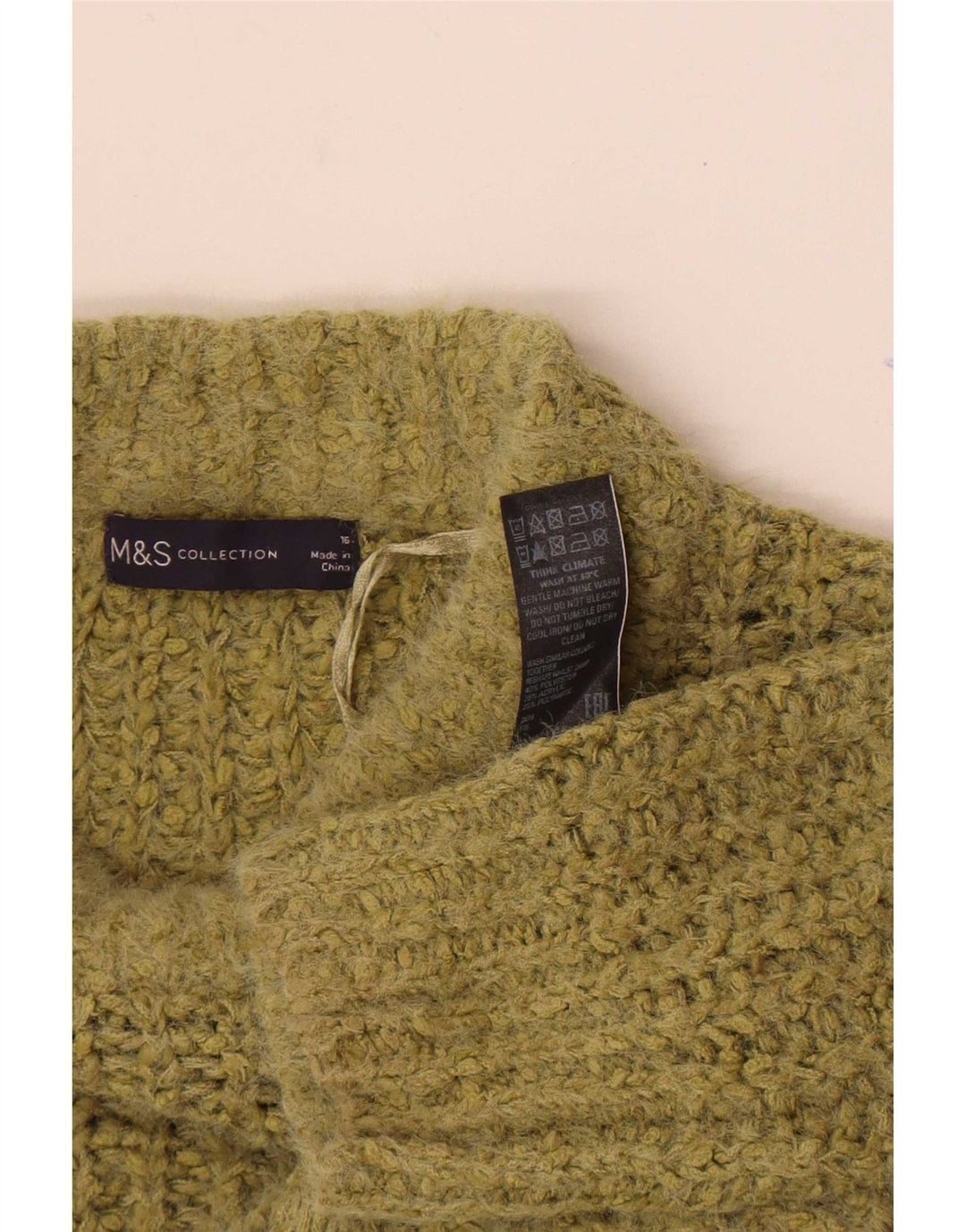 Pulover cu gât țestoasă pentru femei Marks & Spencer UK 16 mare kaki