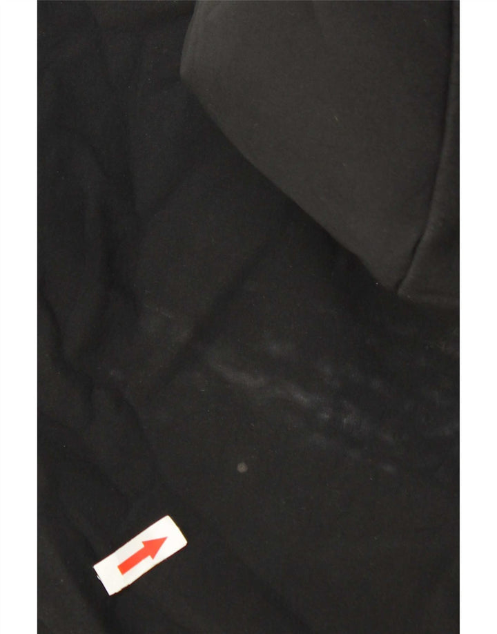 Jachetă căptușită cu glugă Calvin Klein Jeans pentru băieți 13-14 ani, poliester negru