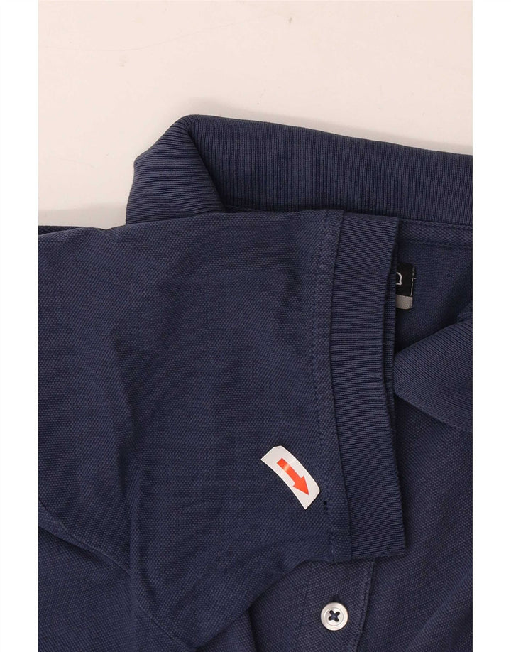 Cămașă polo Kappa pentru femei UK 12 Medium Bluemarin Bumbac
