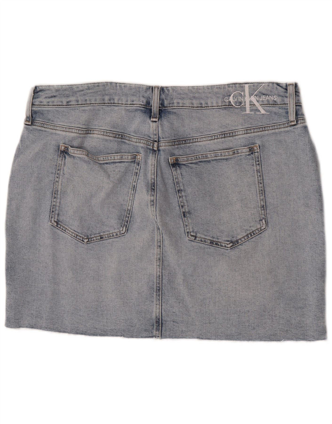 Fusta Mini Denim Calvin Klein W36 L17 Albastru