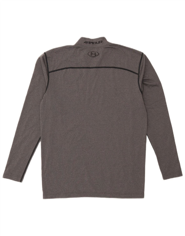 Under Armour Cold Gear Graphic Top cu mânecă lungă pentru bărbați, XL, gri