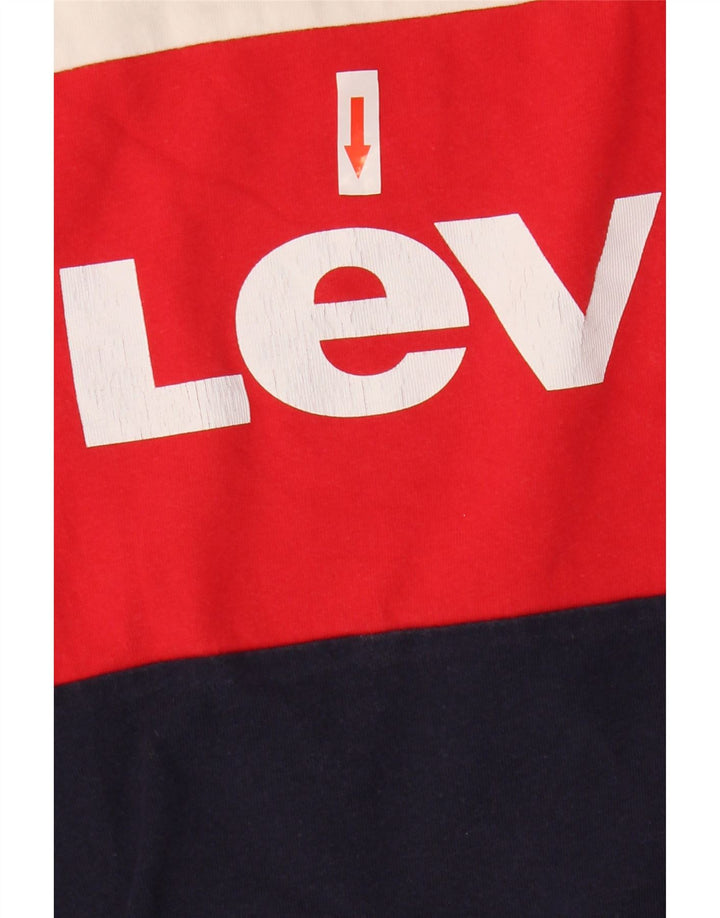 Tricou cu grafic crop Levi's pentru femei Top UK 10 Small Multicolor