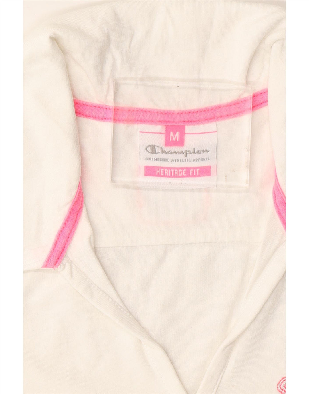 Tricou polo CHAMPION Heritage Fit pentru femei UK 12 Medium White