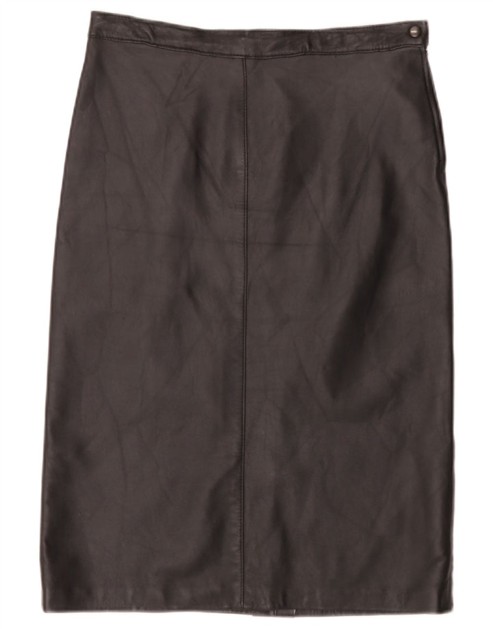 Fusta din piele vintage pentru femei W30 Medium Black