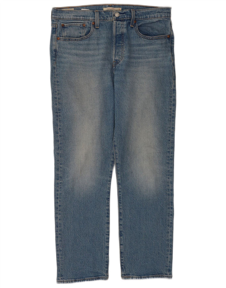 Blugi Levi's Wedgie Straight pentru femei W31 L28 Bumbac albastru