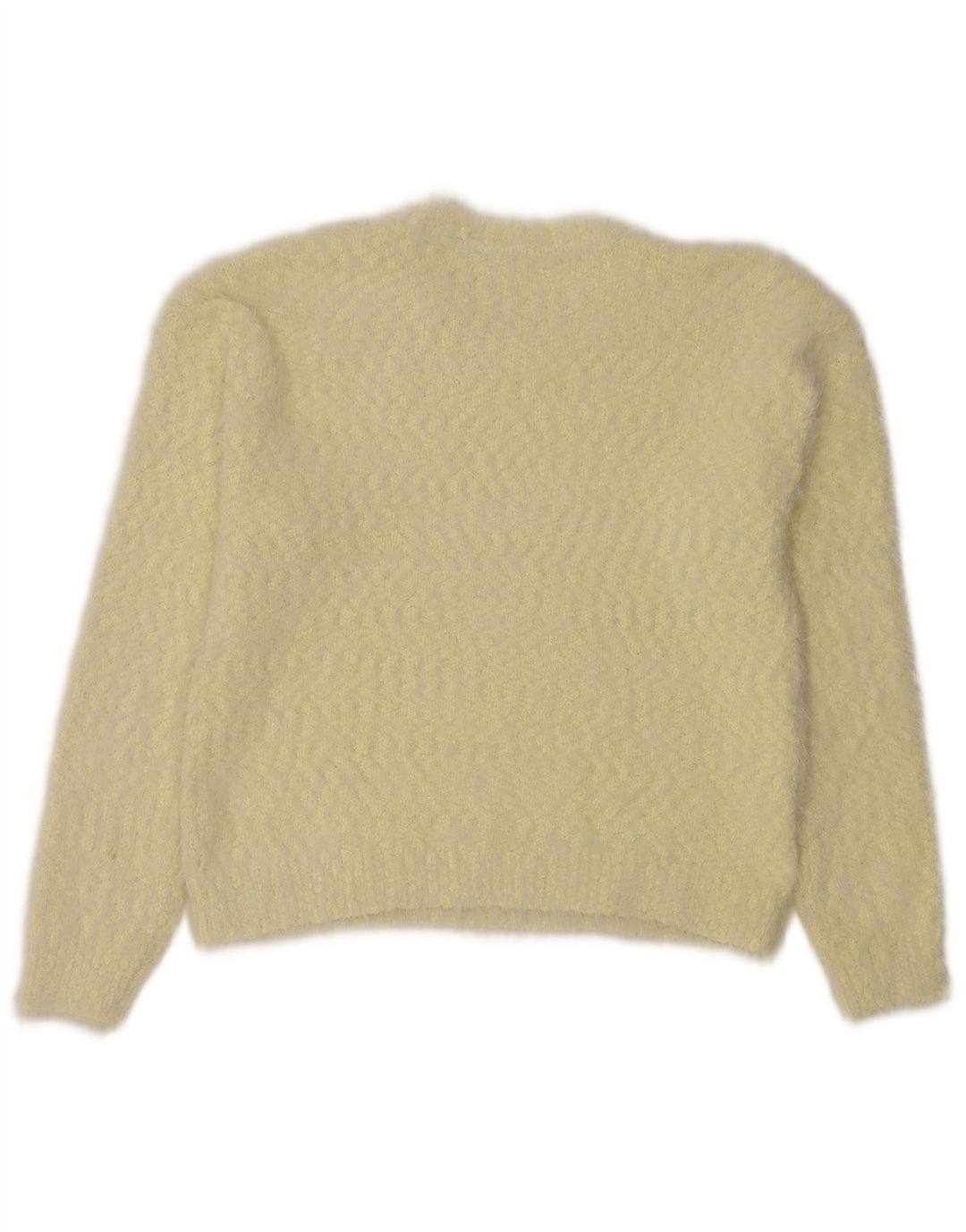 Pulover pentru femei Marks & Spencer cu decolteu triplu UK 12 Medium Yellow Flecked