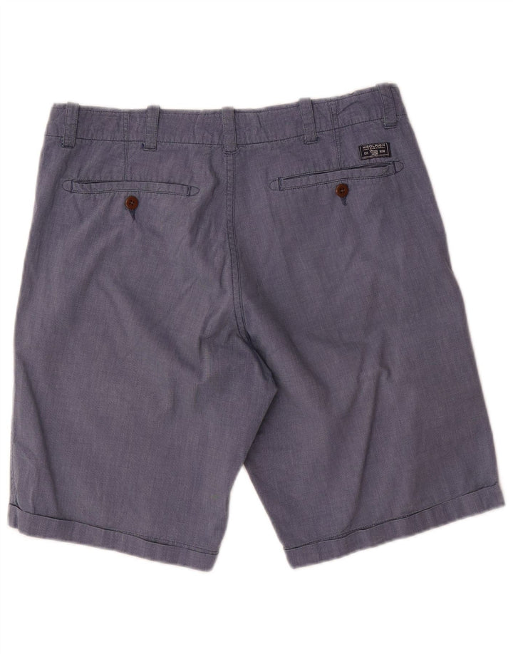 Pantaloni scurți chino pentru bărbați Woolrich W31, bumbac albastru mediu