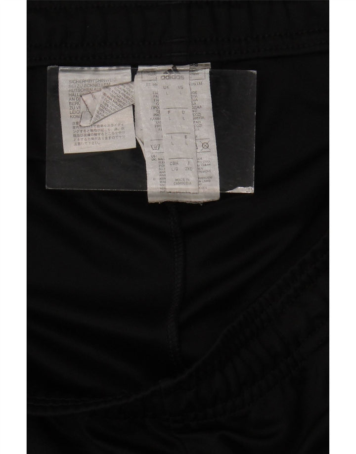 Pantaloni de trening ADIDAS pentru bărbați, mari, negru, poliester