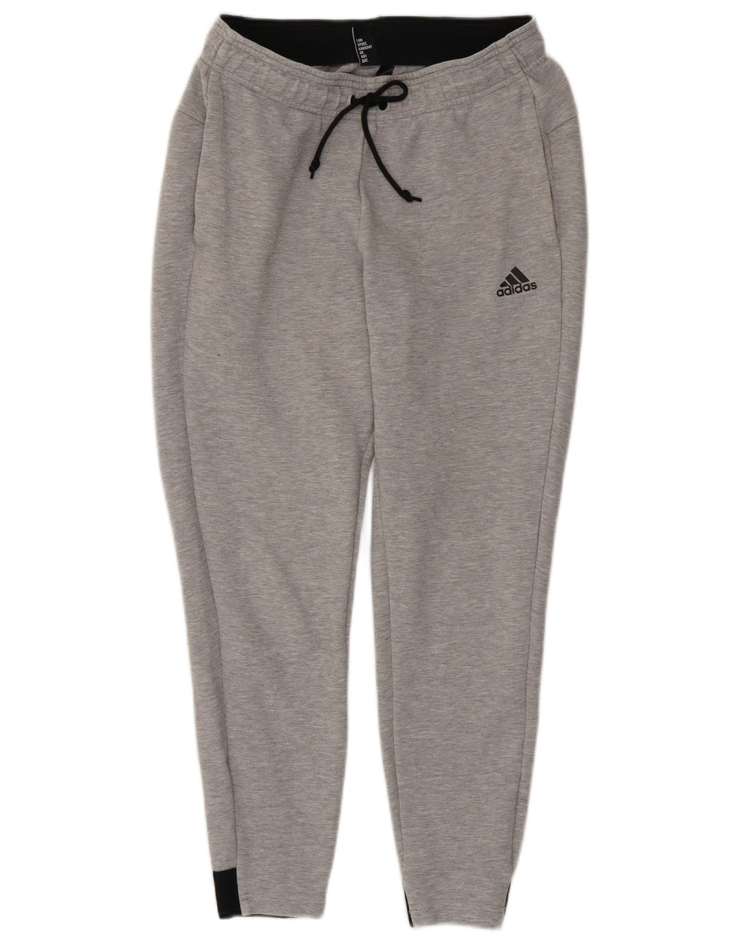 Pantaloni de trening pentru bărbați Adidas Pantaloni de jogging, bumbac, gri mic