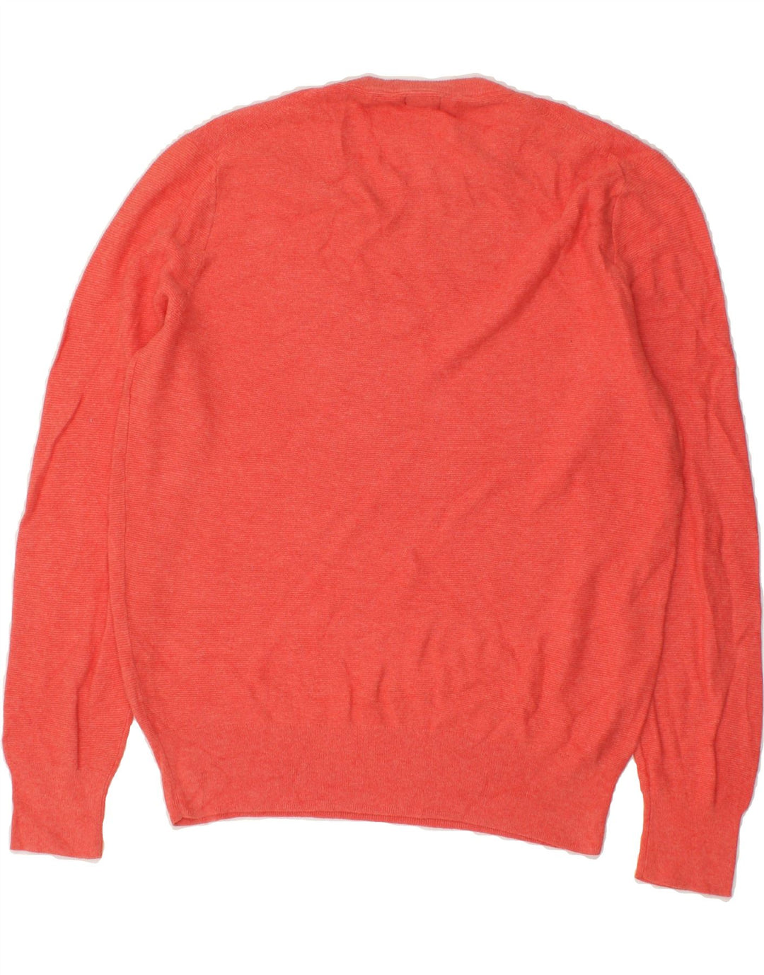 J. CREW Womens Oversized Crew Neck Jumper Sweater UK 14 Medium Pink Cotton Vintage J. Crew and Second-Hand J. Crew from Messina Hembry 