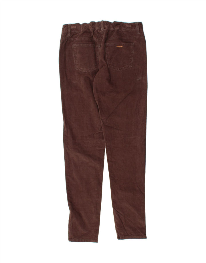 MASSIMO DUTTI Womens Slim Corduroy Trousers EU 40 Medium W30 L32 Brown Vintage Massimo Dutti and Second-Hand Massimo Dutti from Messina Hembry 