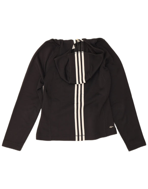 Pulover Adidas Climawarm Zip Hoodie pentru femei UK 10 Poliester negru mic