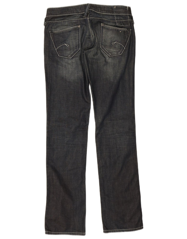 Blugi drepti pentru femei G-Star W28 L32 Bumbac bleumarin
