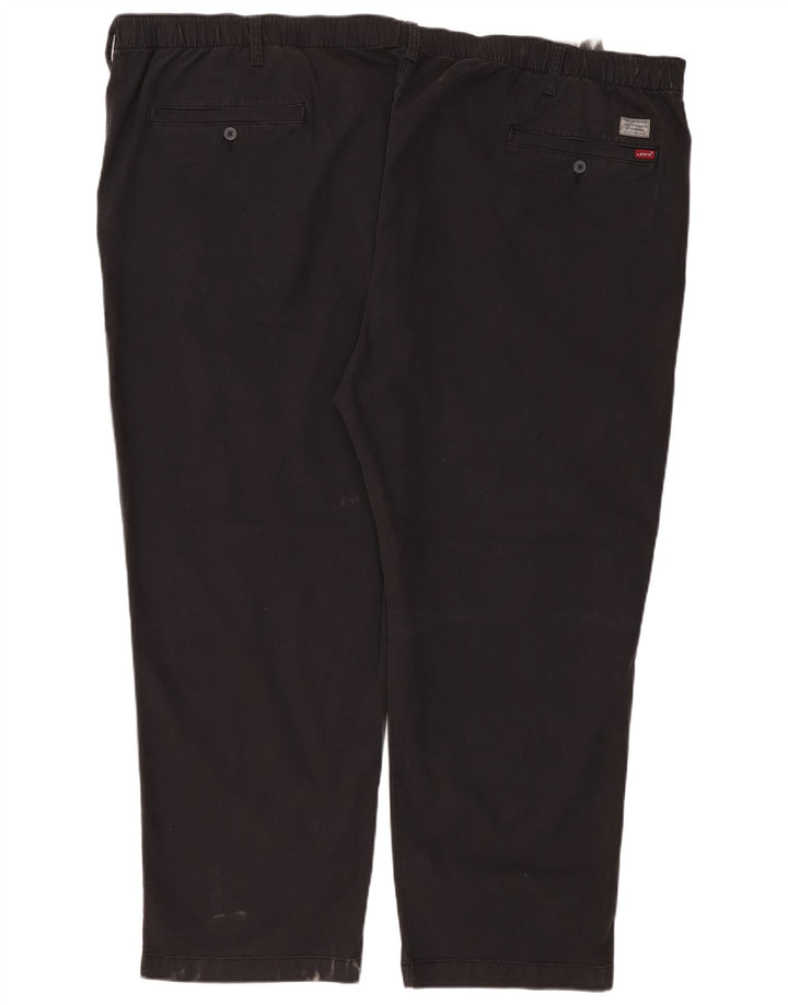 Pantaloni chino drepți pentru bărbați LEVI'S 4XL W52 L29 negru