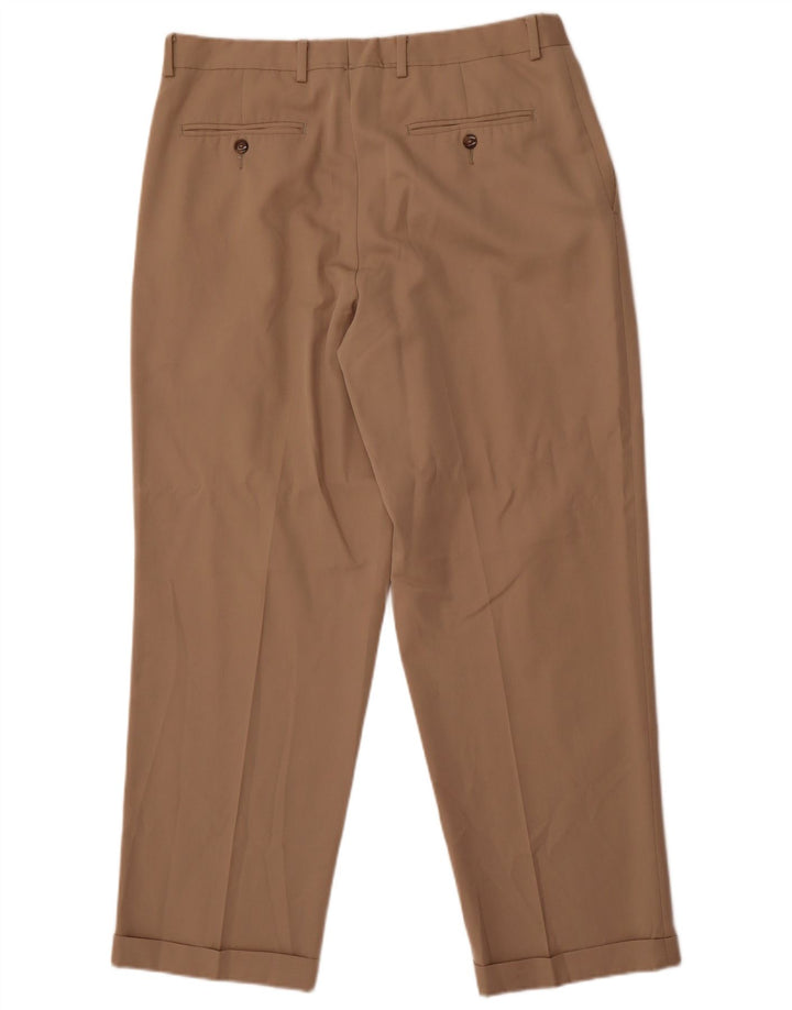 Pantaloni chino pentru bărbați Eddie Bauer L36 L30 poliester bej